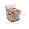 Simplify 64-Count Ornament Organizer in Red 9002-RED - alternate 9